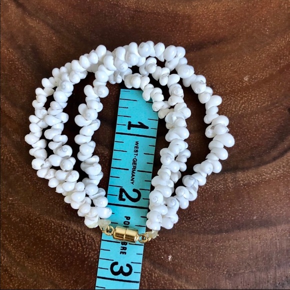 Triple strand vintage shell bracelet NEW - Picture 5 of 7